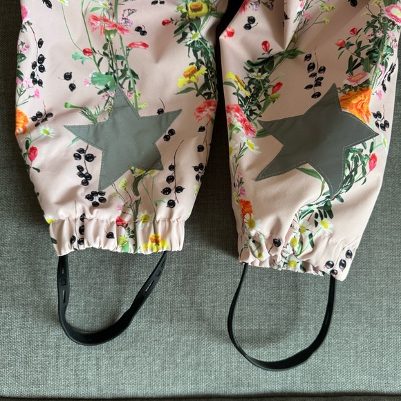 Milo kids floral print waterproof snowsuit size104 4Y - Picture 6 of 6